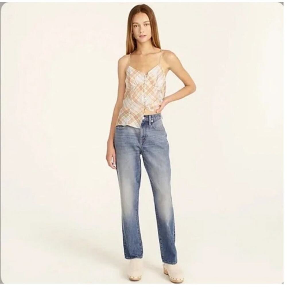 NWT J. Crew Women's Slouchy Boyfriend‎ Jeans in Paulette Wash BD370 Size 25